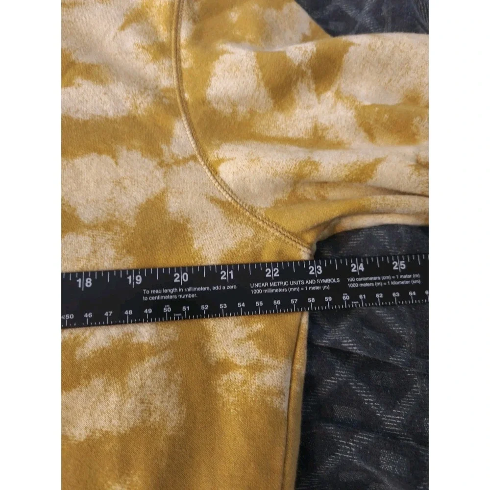 The North Face Tie Dye Hoodie Mens Large Tan Cream Pullover Sweatshirt‎